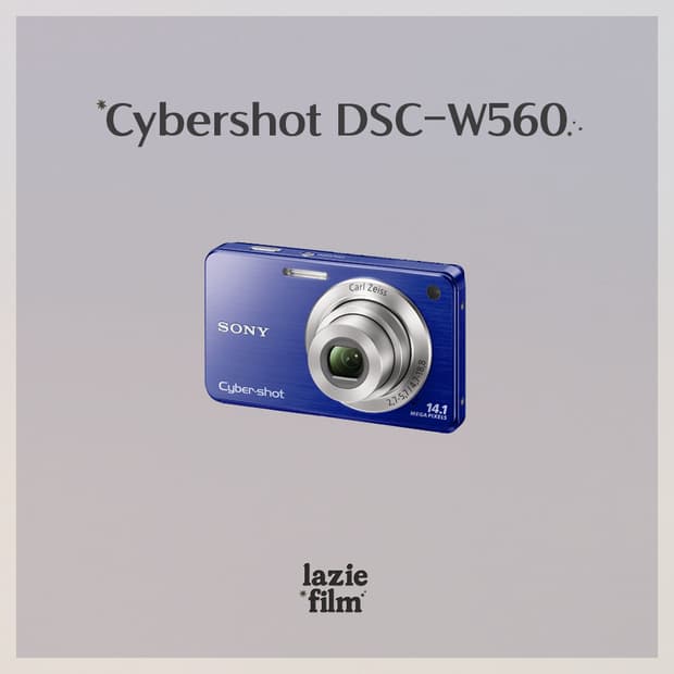 소프트스킨 ₊˚ ♡ 소니 사이버샷 DSC-W560 디카 빈티지디카