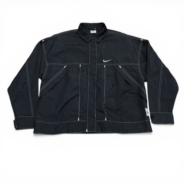 우먼 나이키 스우시 스티치 우븐자켓