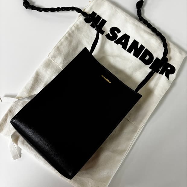 질샌더 탱글백 스몰 블랙