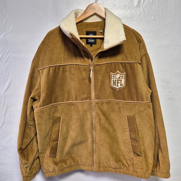 NFL Team Apparel 코듀로이 자켓 브라운 L사이즈 (상태A급)