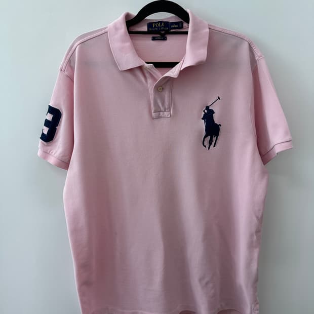 폴로랄프로렌 빅포니 핑크 반팔티