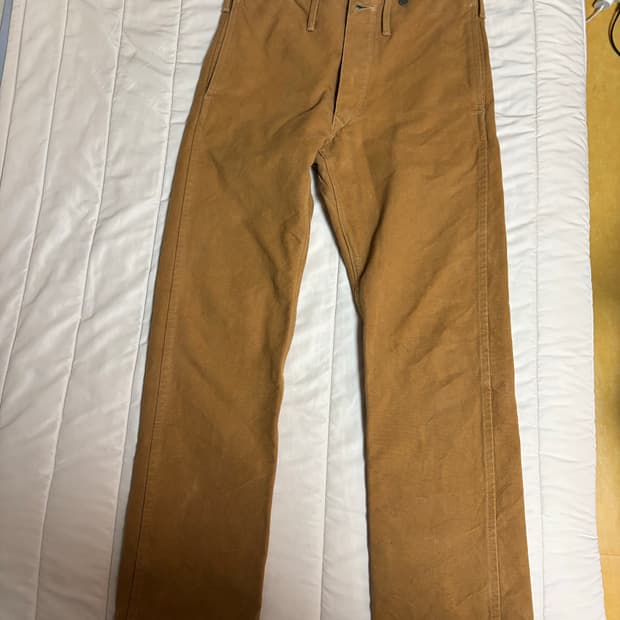Rrl 더블알엘 신치백 캔버스 워크팬츠 31x30