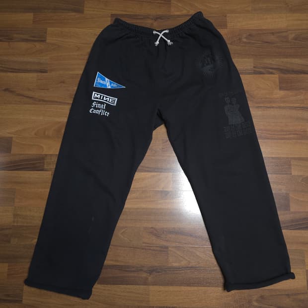 [3]도넛리벤지 스웻팬츠 핑거프레스