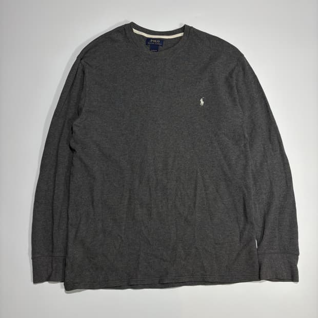 폴로 랄프로렌 차콜 롱슬리브 티셔츠
