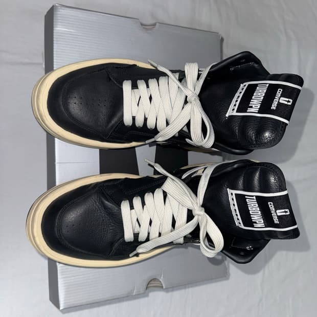 Converse X rick owens drkshdw turbo