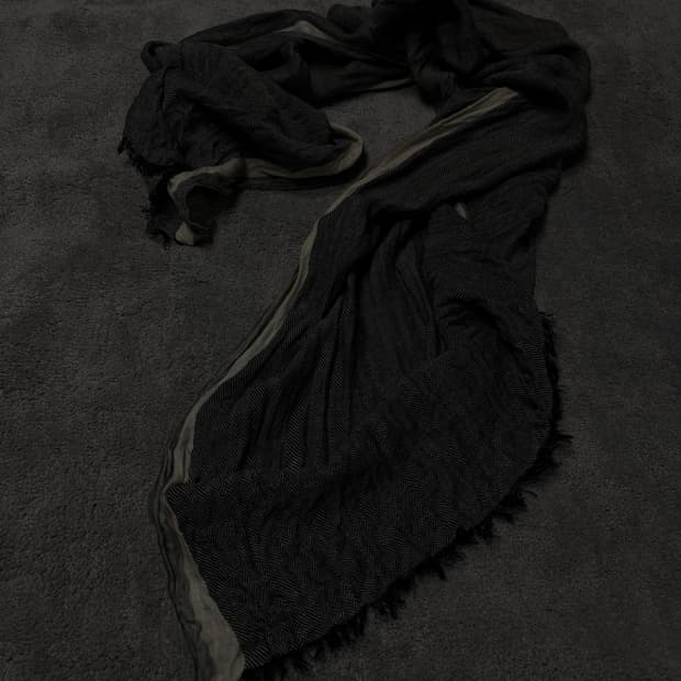 Vintage minimal grunge punk scarf
