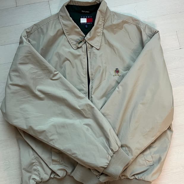타미힐피거 90s 블루종 자켓 xxl