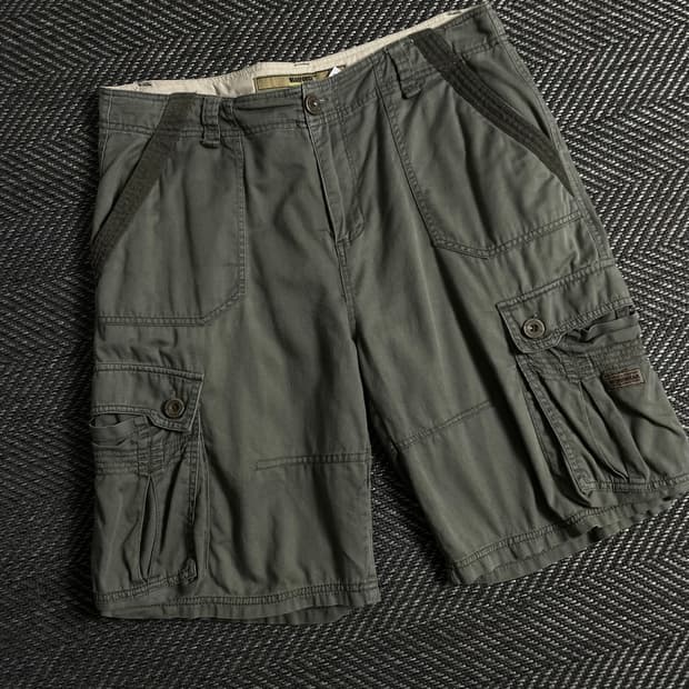 블루포스 y2k 빈티지 구르카 카고 버뮤다 팬츠y 3632