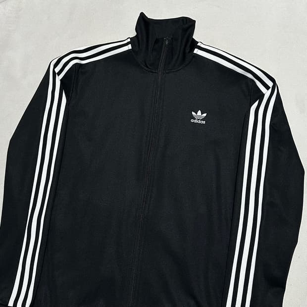 2XL 아디다스 블랙 베켄바우어 트랙탑