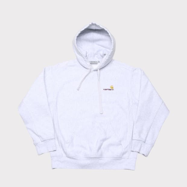 [S] 칼하트 후드 아메리칸 스크립트 스웻셔츠