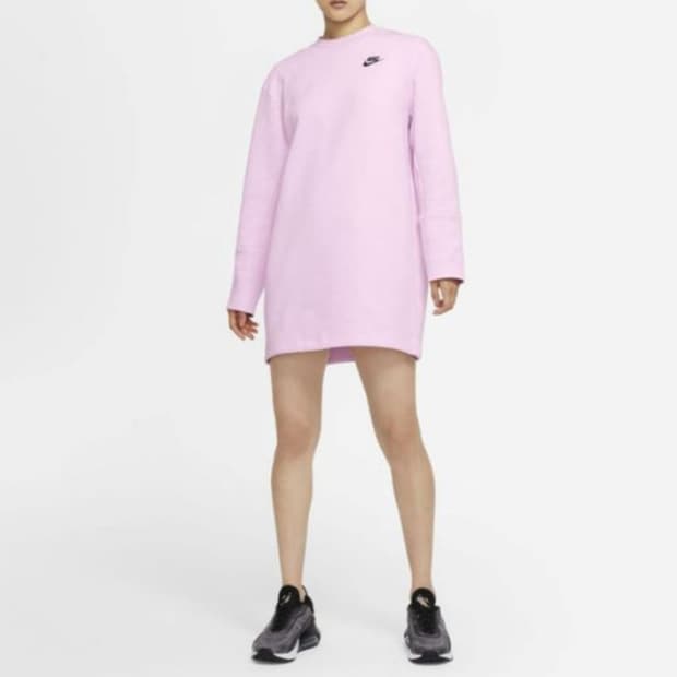 나이키 루즈핏 플리스 원피스