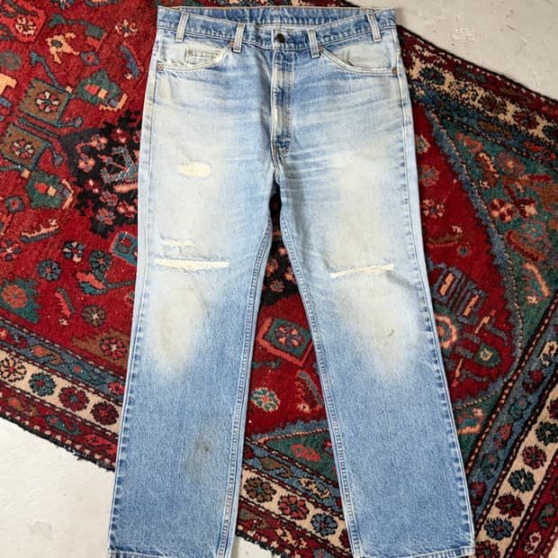 90's USA Made 빈티지 리바이스 517 오렌지탭 부츠컷