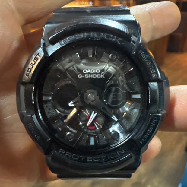카시오 G-shock 검정