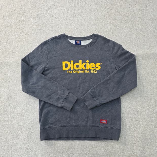 [M] 디키즈 기모 프린팅 로고 맨투맨 티셔츠 1217J1