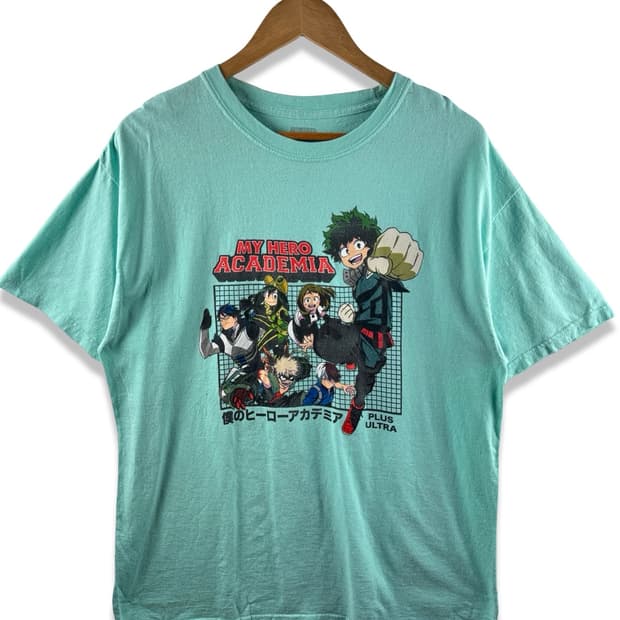 나의히어로아카데미아 오피셜 민트 티셔츠2042