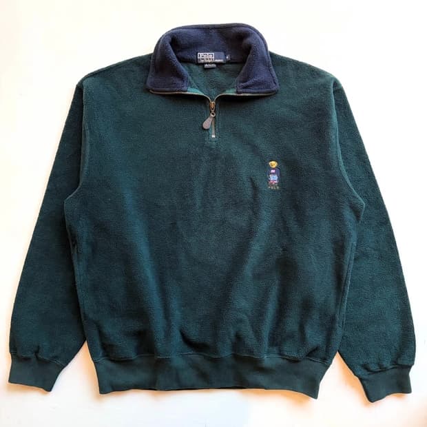 폴로랄프로렌 베어 자수 후리스