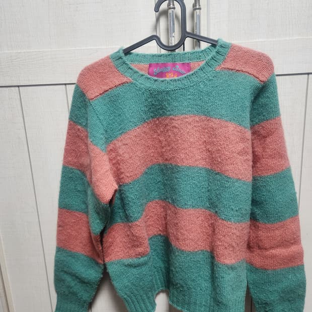 하울린 우먼 쉐기베어 청키스트라이프니트 S사이즈