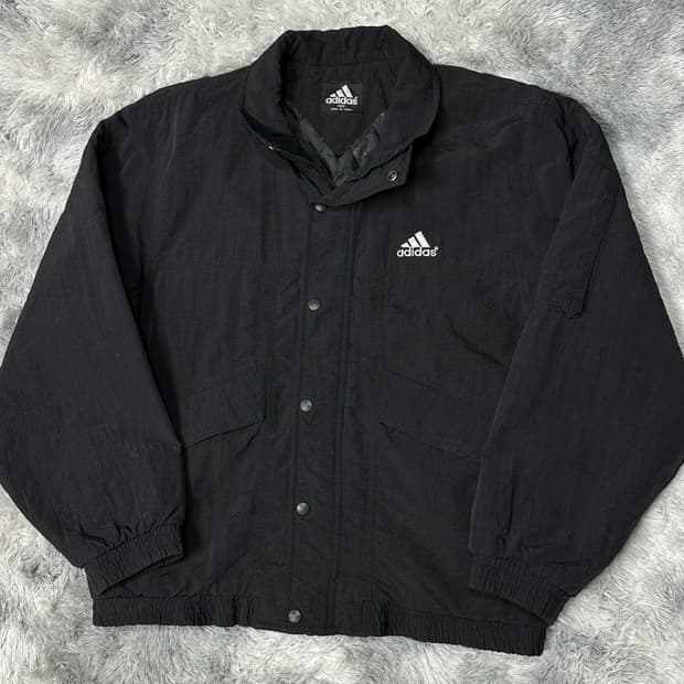 아디다스 올드스쿨 90s 우븐 누빔점퍼