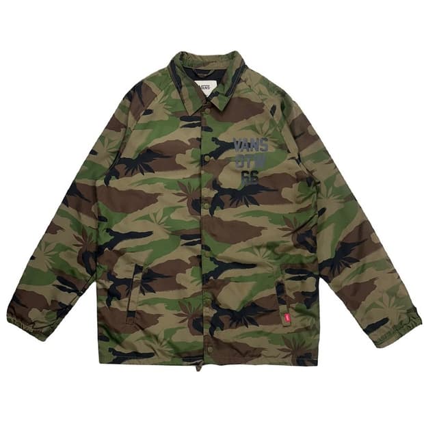 반스 카모플라쥬 코치 자켓 L