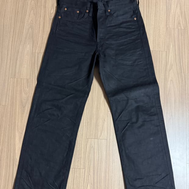 더블알엘(RRL) 빈티지 5포켓 블랙 셀비지 데님 진 30/30