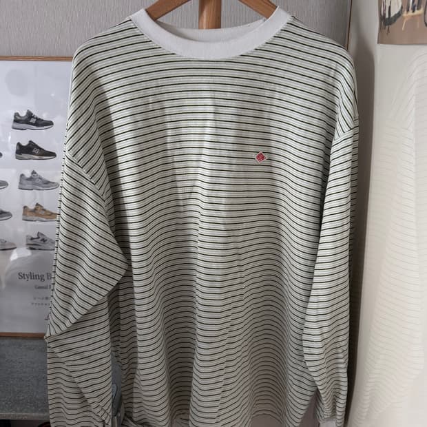 단톤 스트라이프 롱슬리브 