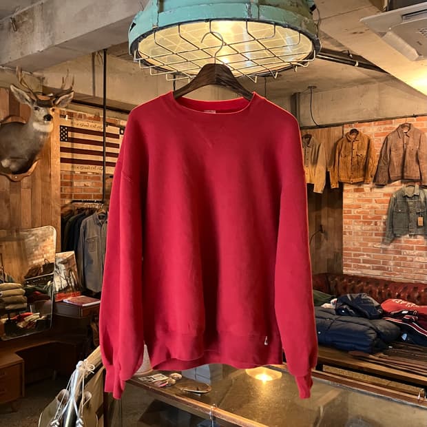 90s USA 빈티지 러셀 플레인 스웻 셔츠 맨투맨