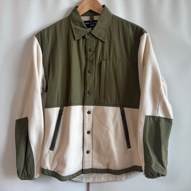 꼼데가르송 옴므 후리스 셔츠 자켓 HF-J023