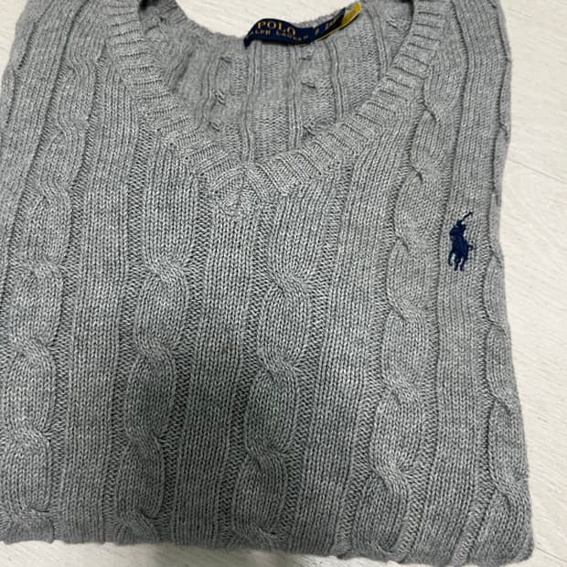 폴로 랄프로렌 그레이 니트