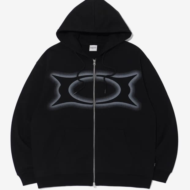 크리틱 후드집업 블랙