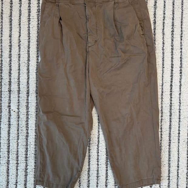 자라 7부 코튼 팬츠