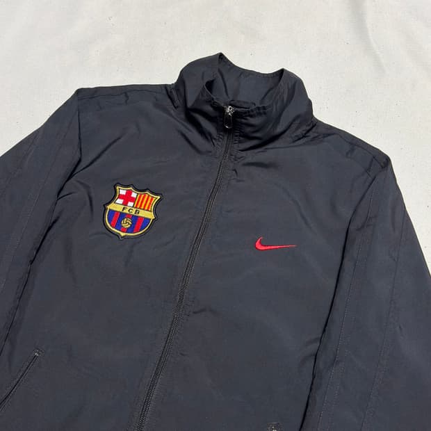 M 나이키 바르셀로나 블랙 바람막이