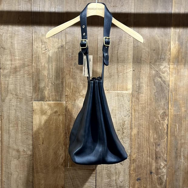 OLD COACH DRAWSTRING BAG BLACK [USA MADE]