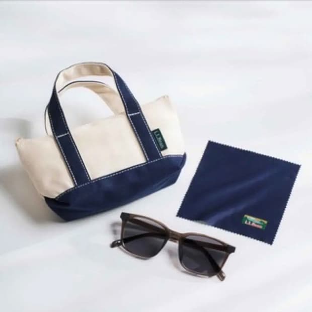 LLBean 엘엘빈 변색 선글라스 & 토트백 케이스 세트