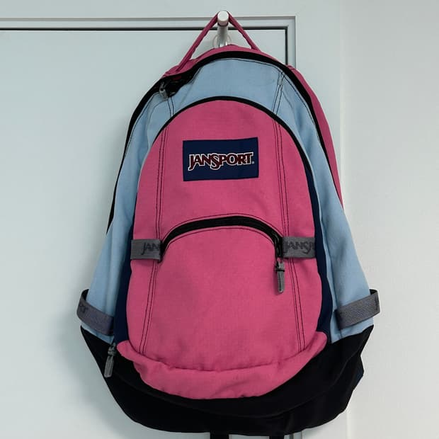 잔스포츠 핑크 백팩
