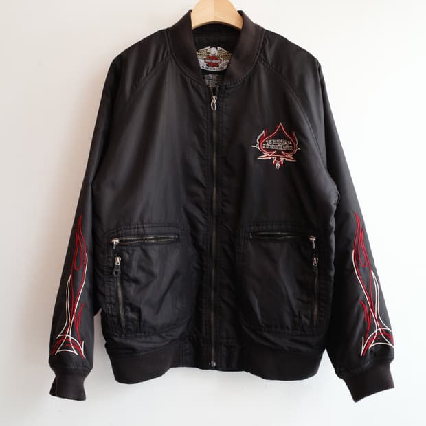 HARLEY DAVIDSON 할리데이비슨 플레임 봄버자켓