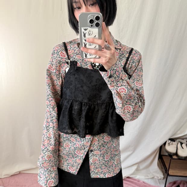 Agnes B. Homme 아네스베 옴므 플라워 셔츠