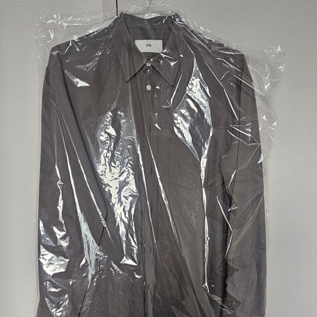 1)이얼즈어고 25 포이카 차콜브라운 헴프 셔츠