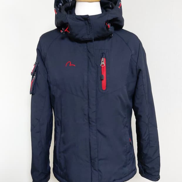 EVISU 여성 경량패딩 후드 점퍼(00S)