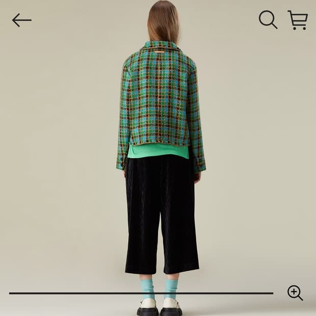 써스데이 아일랜드 수입 소재 자켓