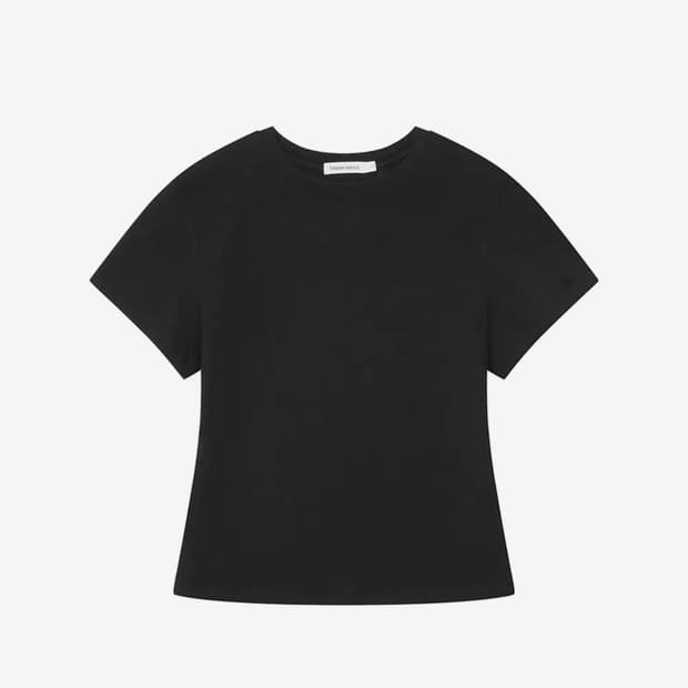 미세키서울 Basic short sleeves - BLACK