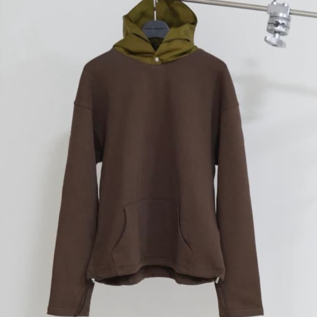 구매1)강정석 오리가미 후드 브라운