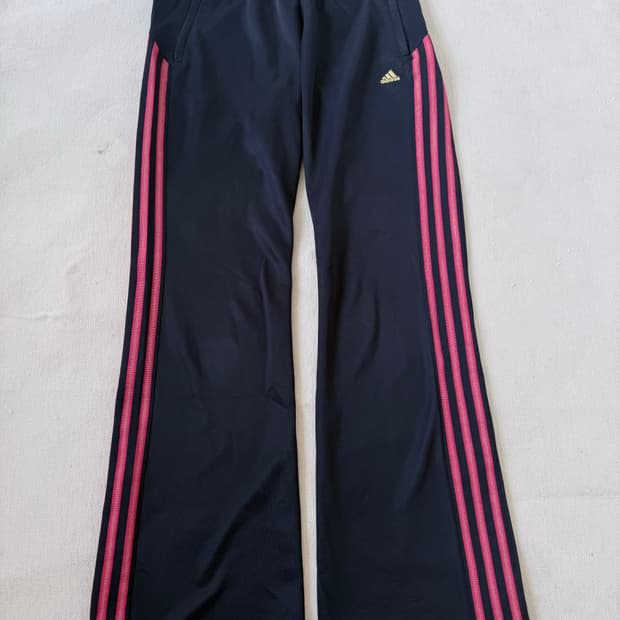 아디다스 네이비 핑크 츄리닝 바지 트랙팬츠