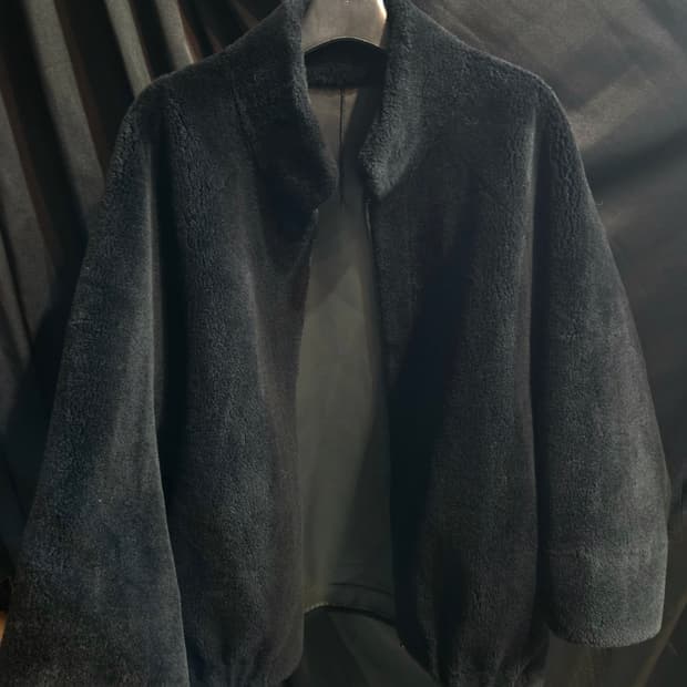 셀렙샵 양모 리버시블 양모 하프코트