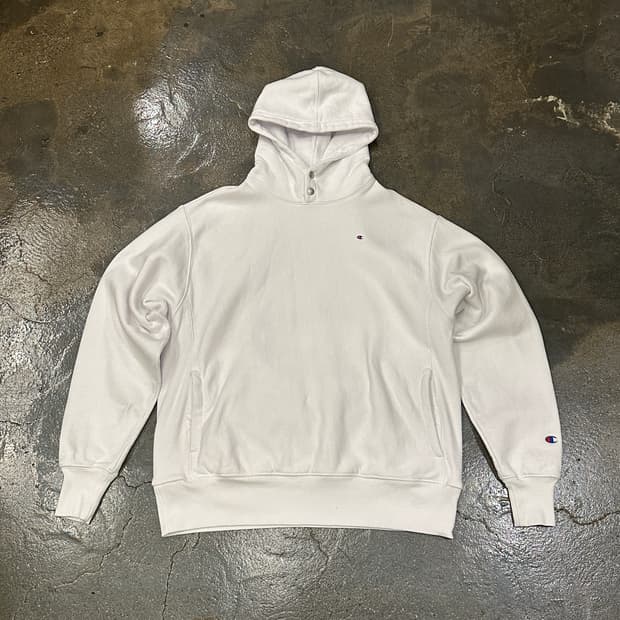 챔피온 리버스위브 더블버튼 후드티 L