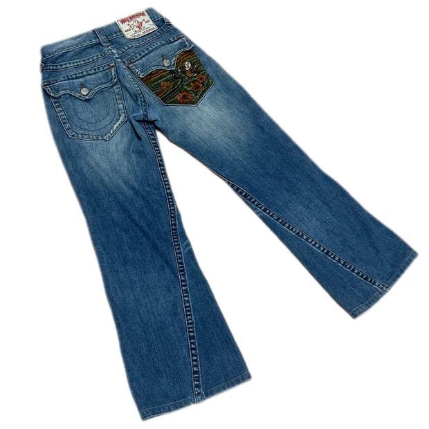 트루릴리전 joey 오리엔탈 부츠컷 데님팬츠