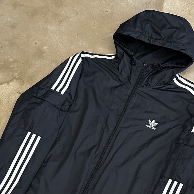 2XL 아디다스 파이어버드 후드 바람막이