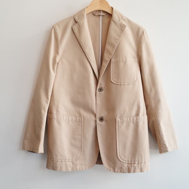 EDIFICE 에디피스 캔버스 코튼 자켓 