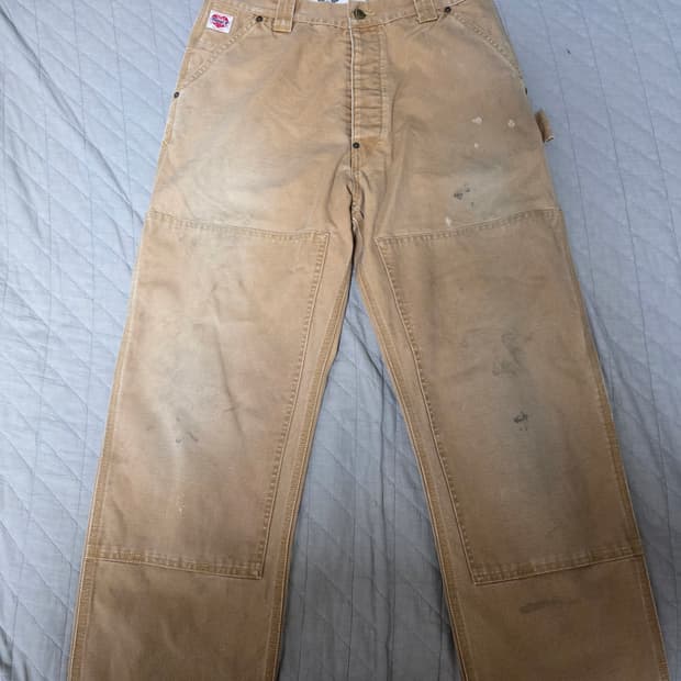 [S] 세인트미카엘 23AW 더블니 워크 팬츠 베이지