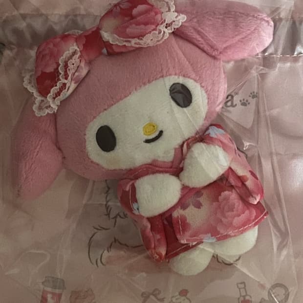 정품 산리오 마이멜로디 기모노 키링