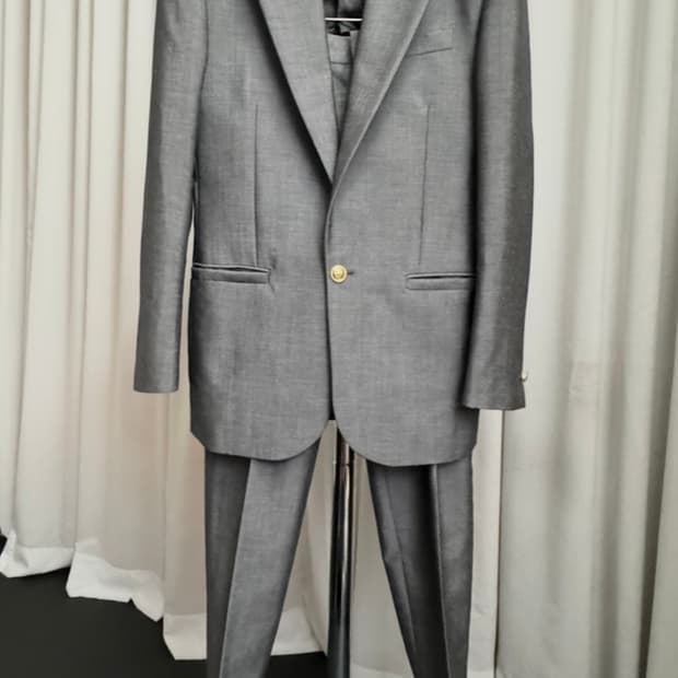versace Single Button Tailored suit
